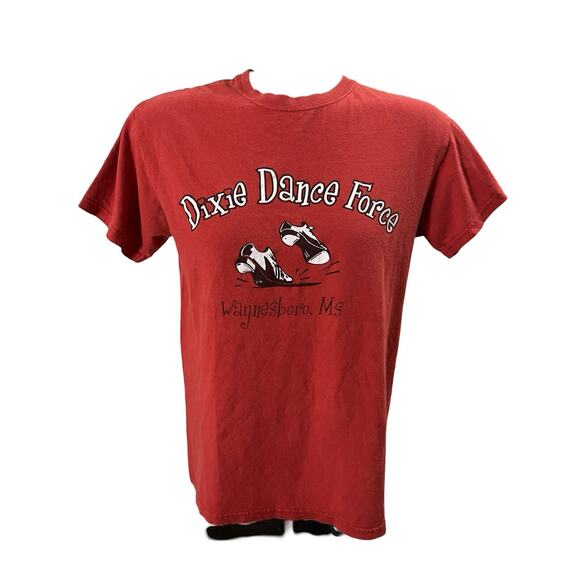 2011 Dixie Dance Force T-Shirt - Waynesboro, MS - Size Small, Red - Picture 1 of 8